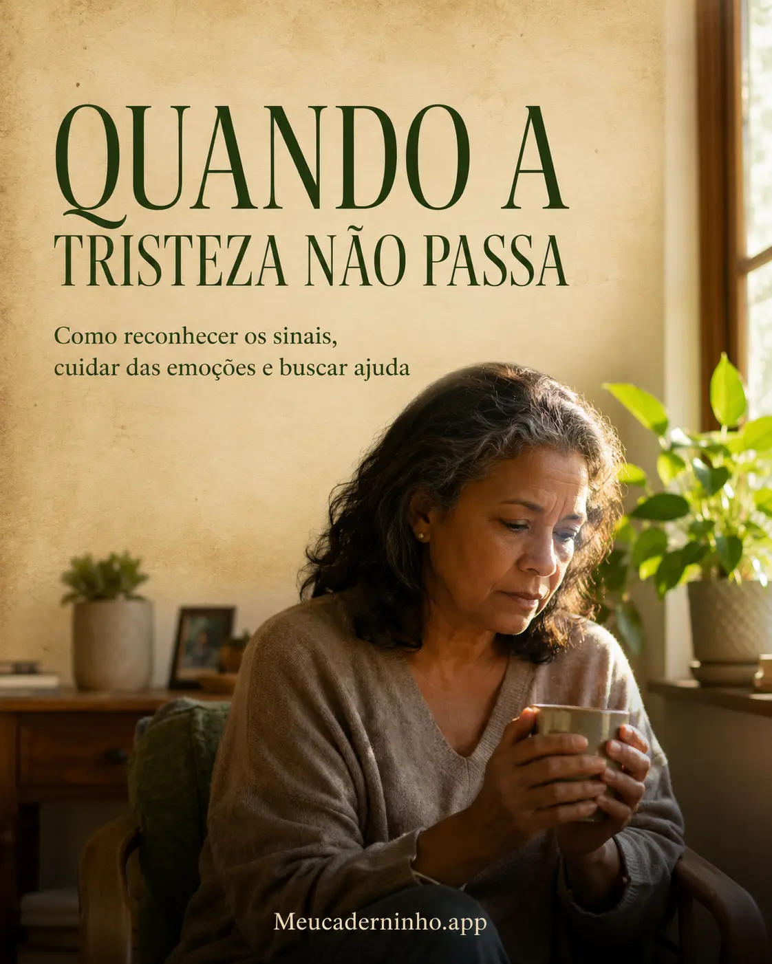 Capa do livro digital Quando a Tristeza Não Passa