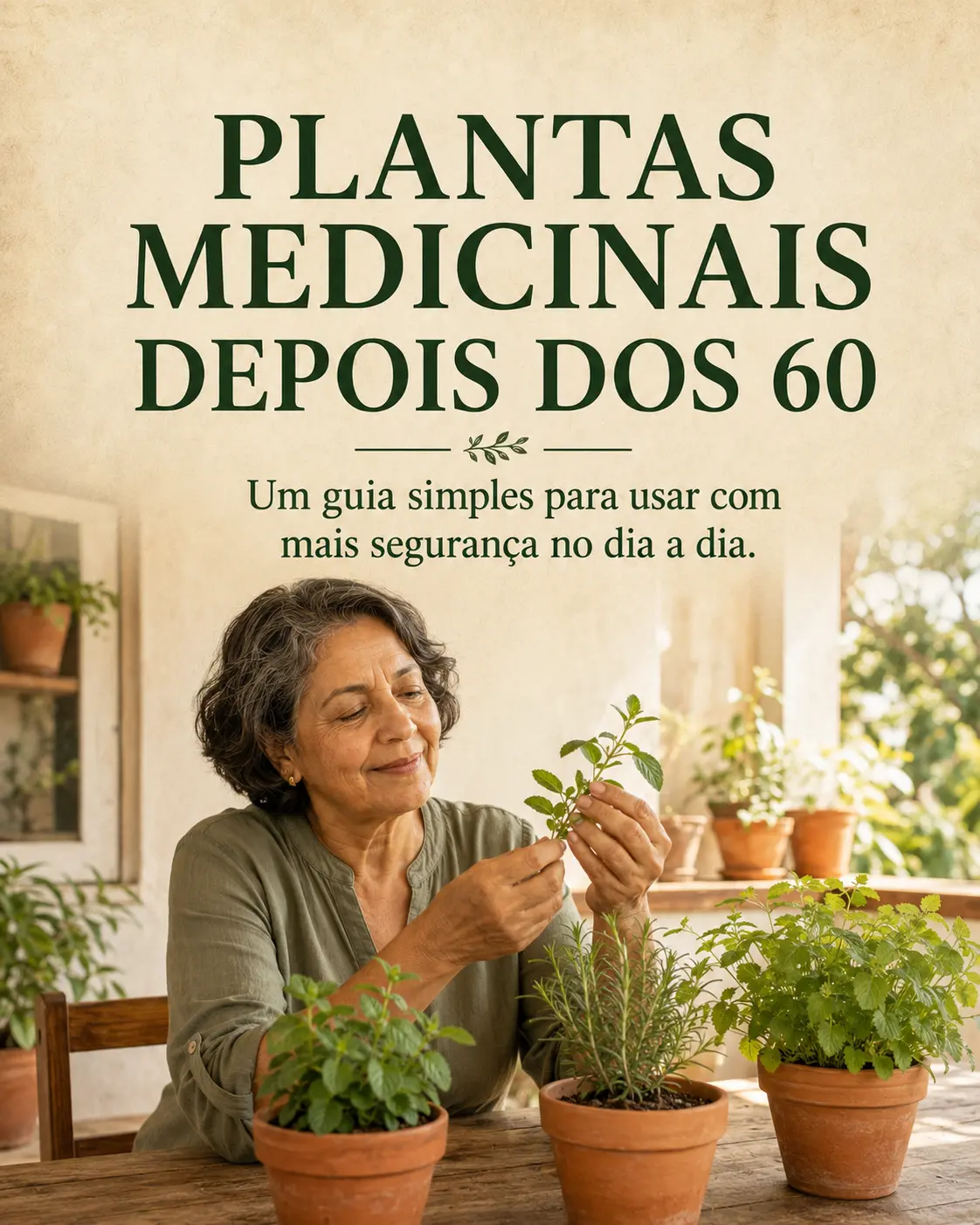 Capa do livro digital Plantas Medicinais Depois dos 60