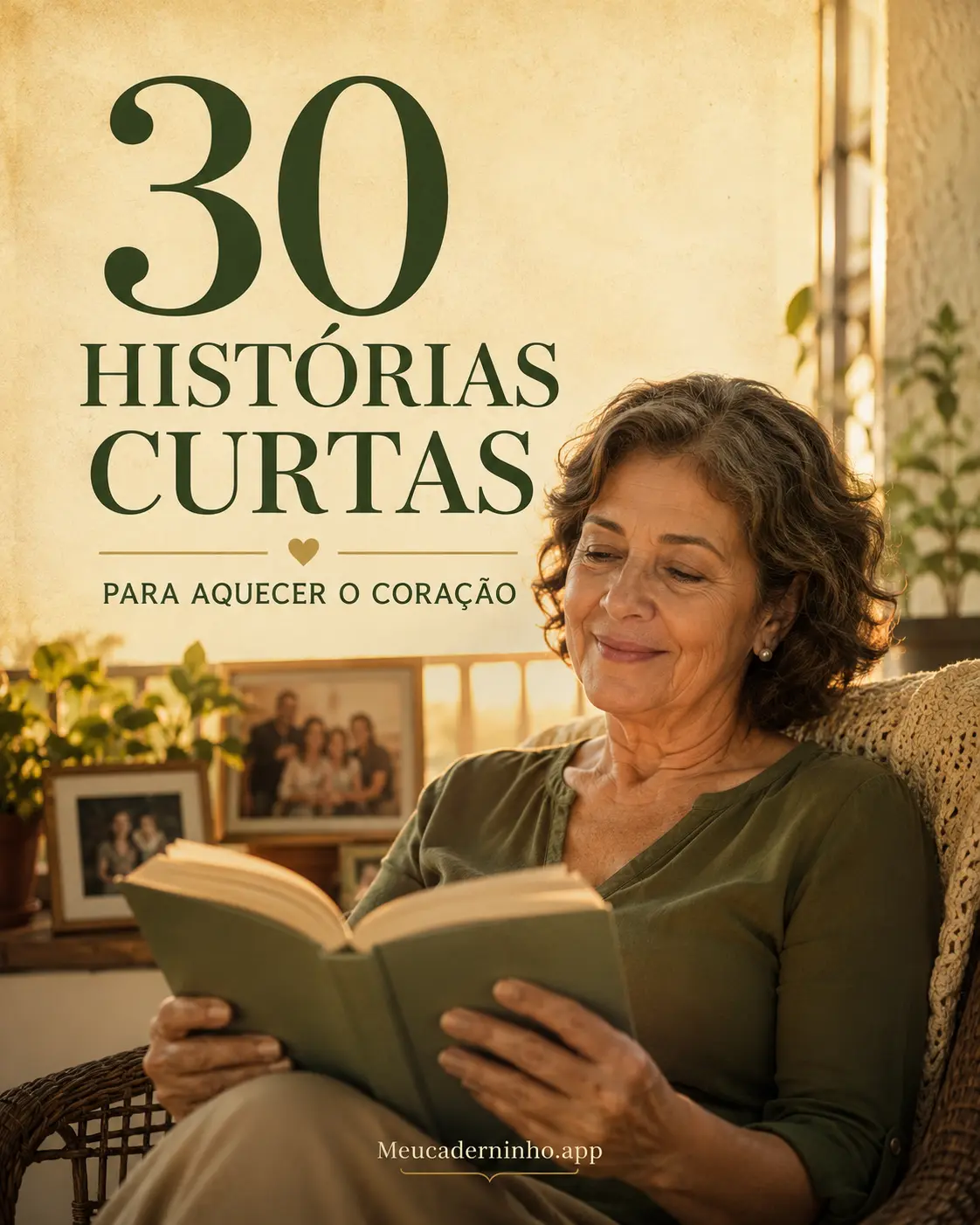 Capa do livro digital 30 Histórias Curtas para Aquecer o Coração